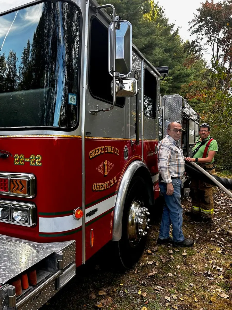 Engine 22-22 Pump Operator Panel — Hands-on pump panel pressure and discharge training on Engine 22-22.
