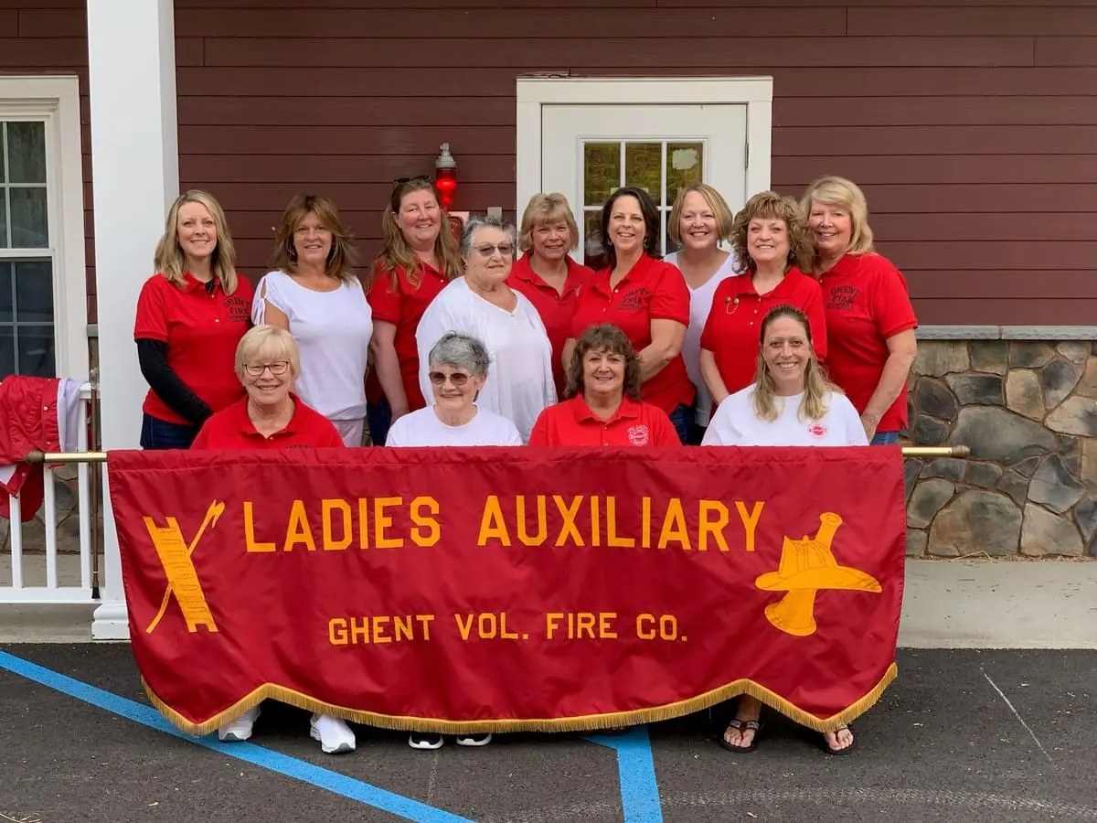 Ghent Ladies Auxiliary — Members of the Ladies Auxiliary who lead fireground rehab and community events all year.